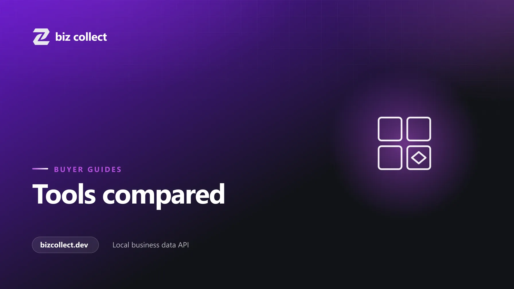B2B prospecting tool categories compared side by side: data APIs, scrapers, directories, and all-in-one sales platforms.