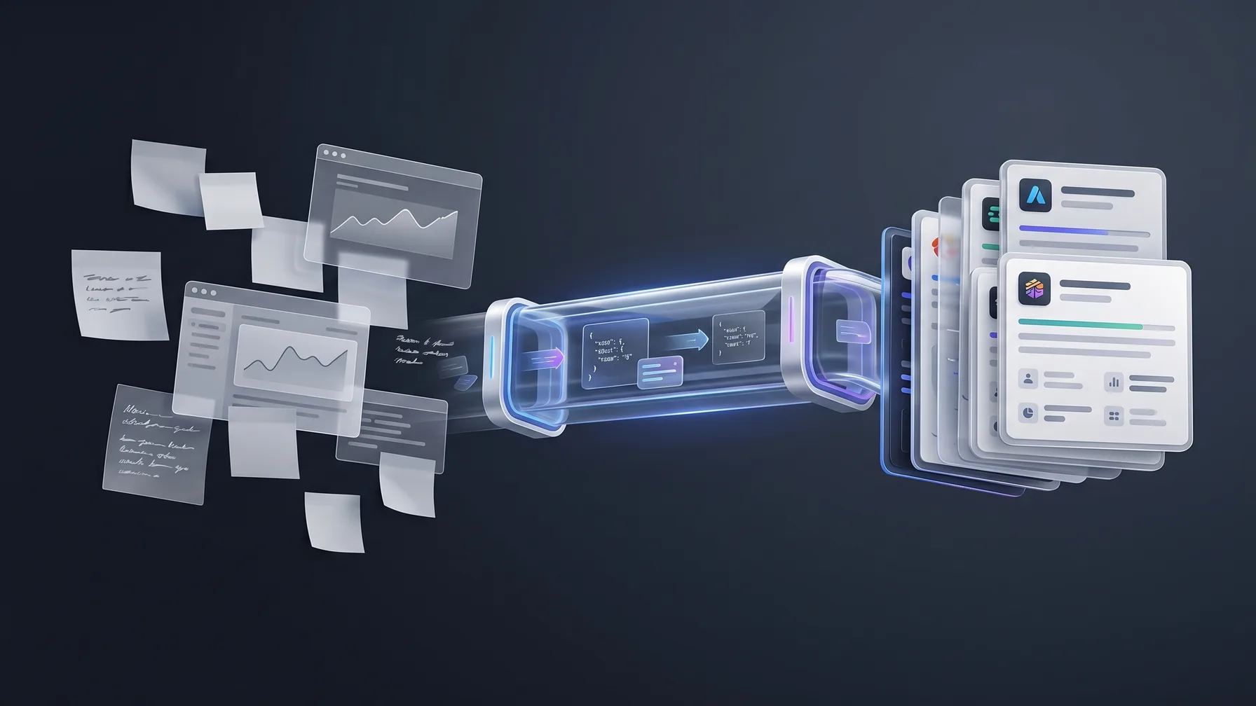Manual research notes transforming into a clean automated local B2B lead pipeline.